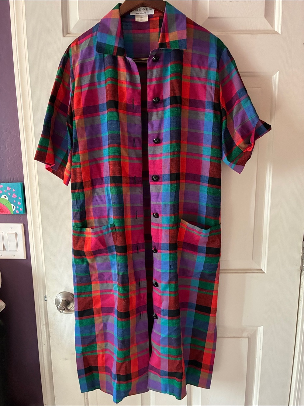 VTG JAEGER SHIRT DRESS